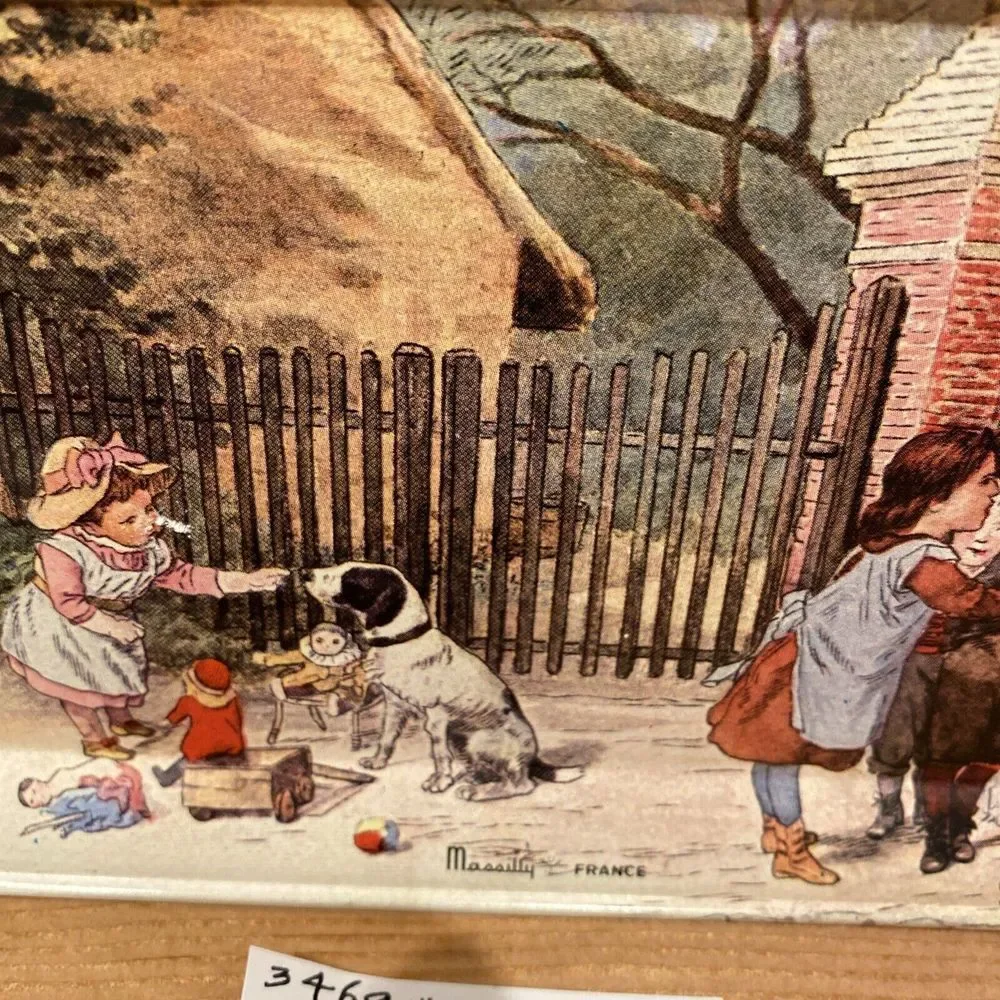 Vintage Massilly France Children's Tray‎
